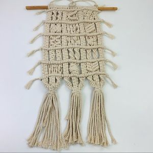 Macrame Wall Hanging Tapestry